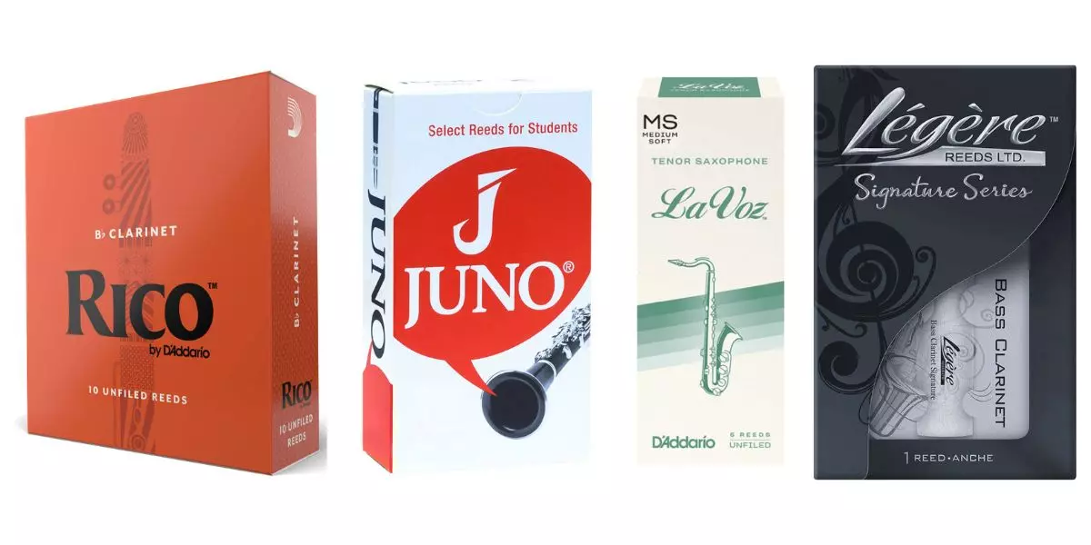 Reed brands with different reed strengths